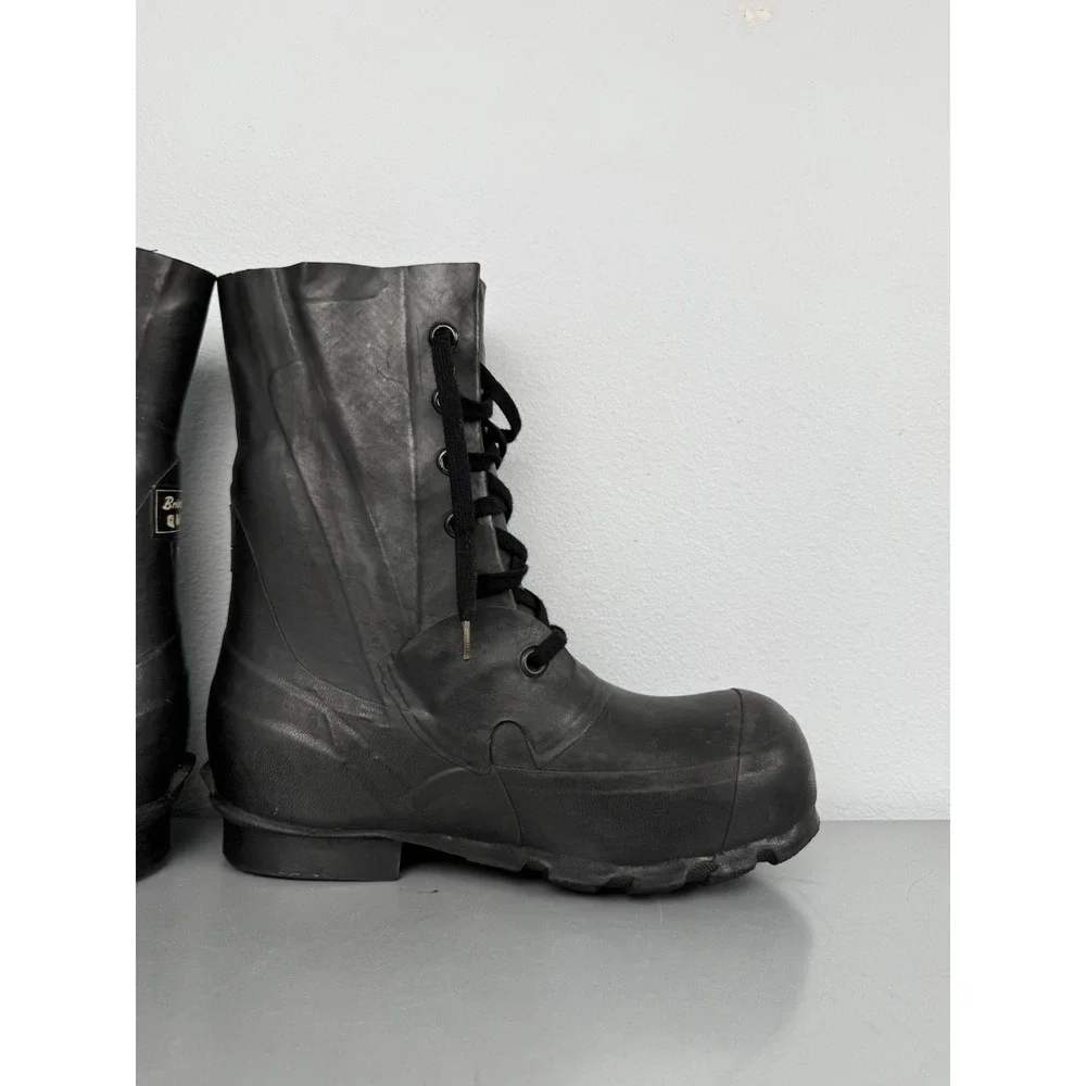 Bristolite QMC Cold Weather Mickey Mouse Boots Mens 7 R Rubber Jump NO VALVE 80s